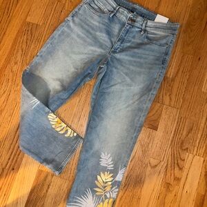 White House black market NWT crop slim size 12 womens jeanss